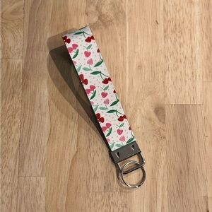 Cherry Print Keychain